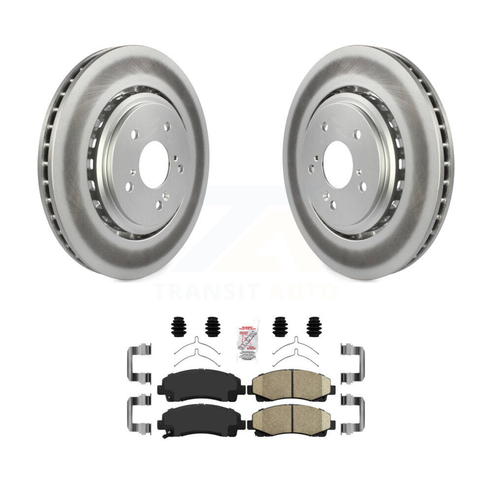 Coated Disc Rotors and Ceramic Brake Pads Kit-KGA-100998 - Kit.bestparts.ca