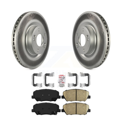 Coated Disc Rotors and Ceramic Brake Pads Kit-KGA-101012 - Kit.bestparts.ca