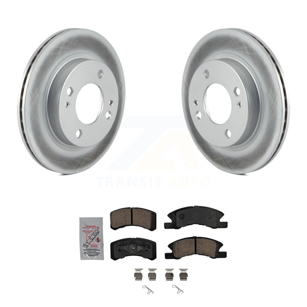 Coated Disc Rotors and Ceramic Brake Pads Kit-KGA-101016 - Kit.bestparts.ca