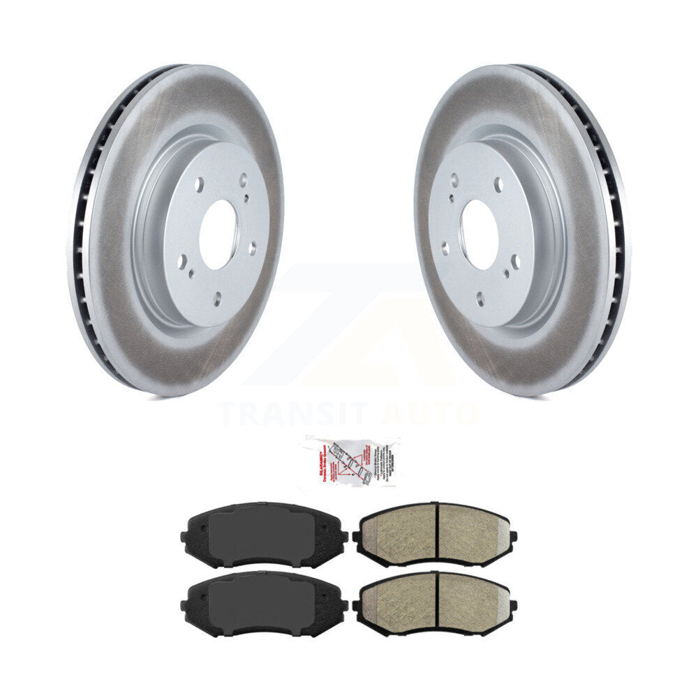 Coated Disc Rotors and Semi-Metallic Brake Pads Kit-KGA-101026 - Kit.bestparts.ca