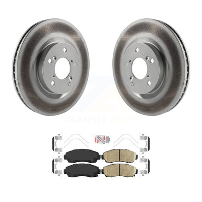 Coated Disc Rotors and Ceramic Brake Pads Kit-KGA-101041 - Kit.bestparts.ca