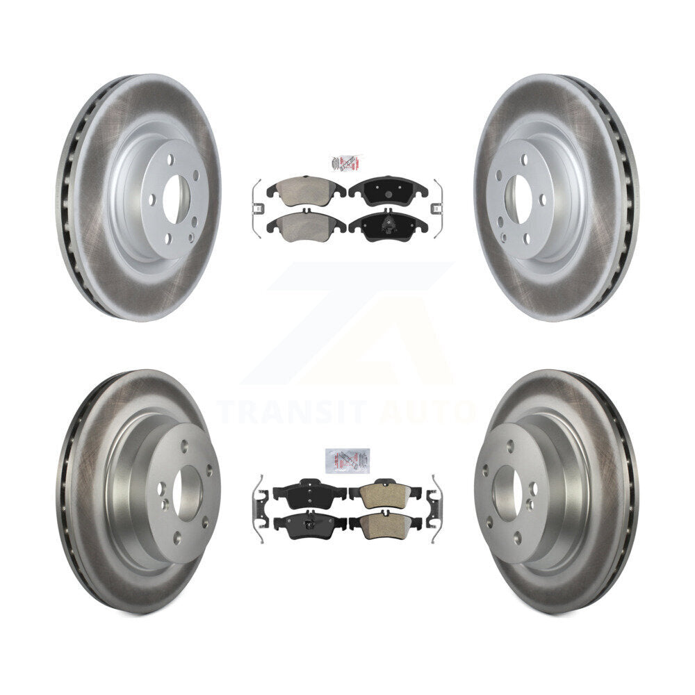 Coated Disc Rotors and Semi-Metallic Brake Pads Kit-KGA-101067 - Kit.bestparts.ca