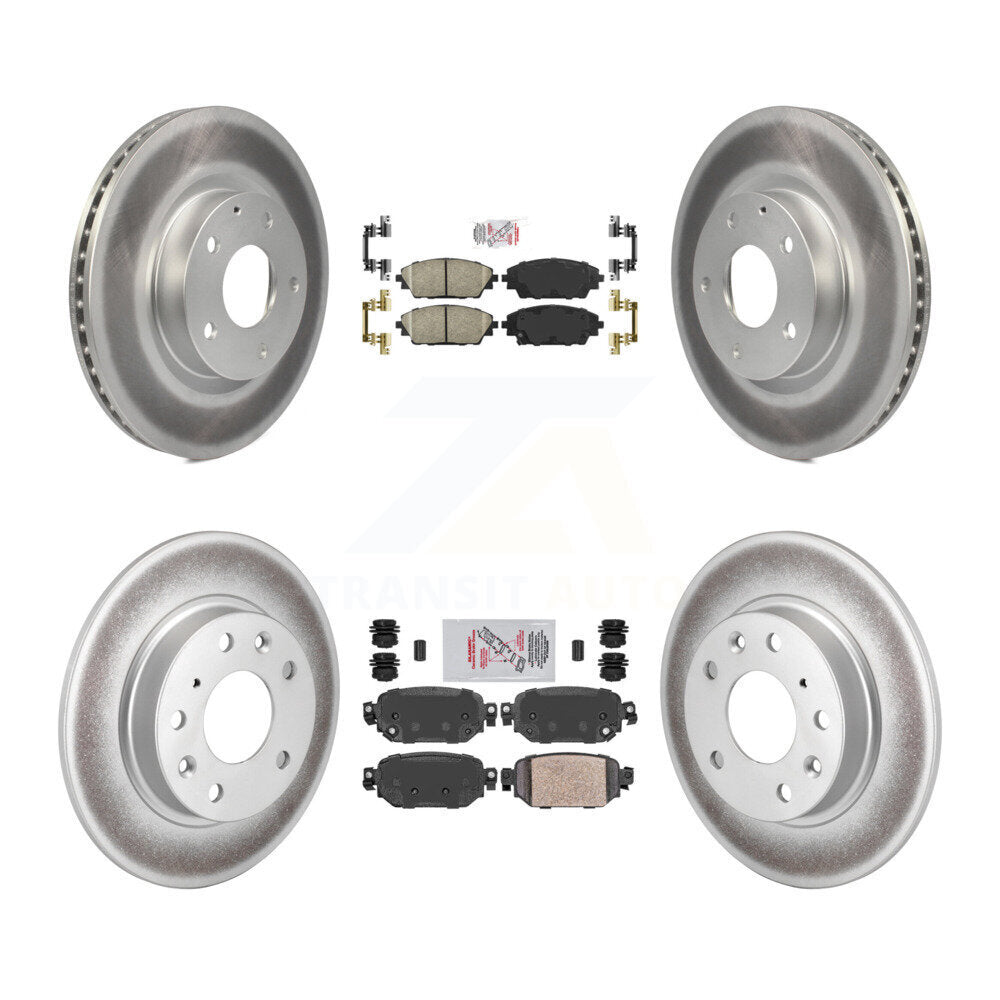 Disc Rotors and Ceramic Brake Pads Kit-KGA-101082 - Kit.bestparts.ca