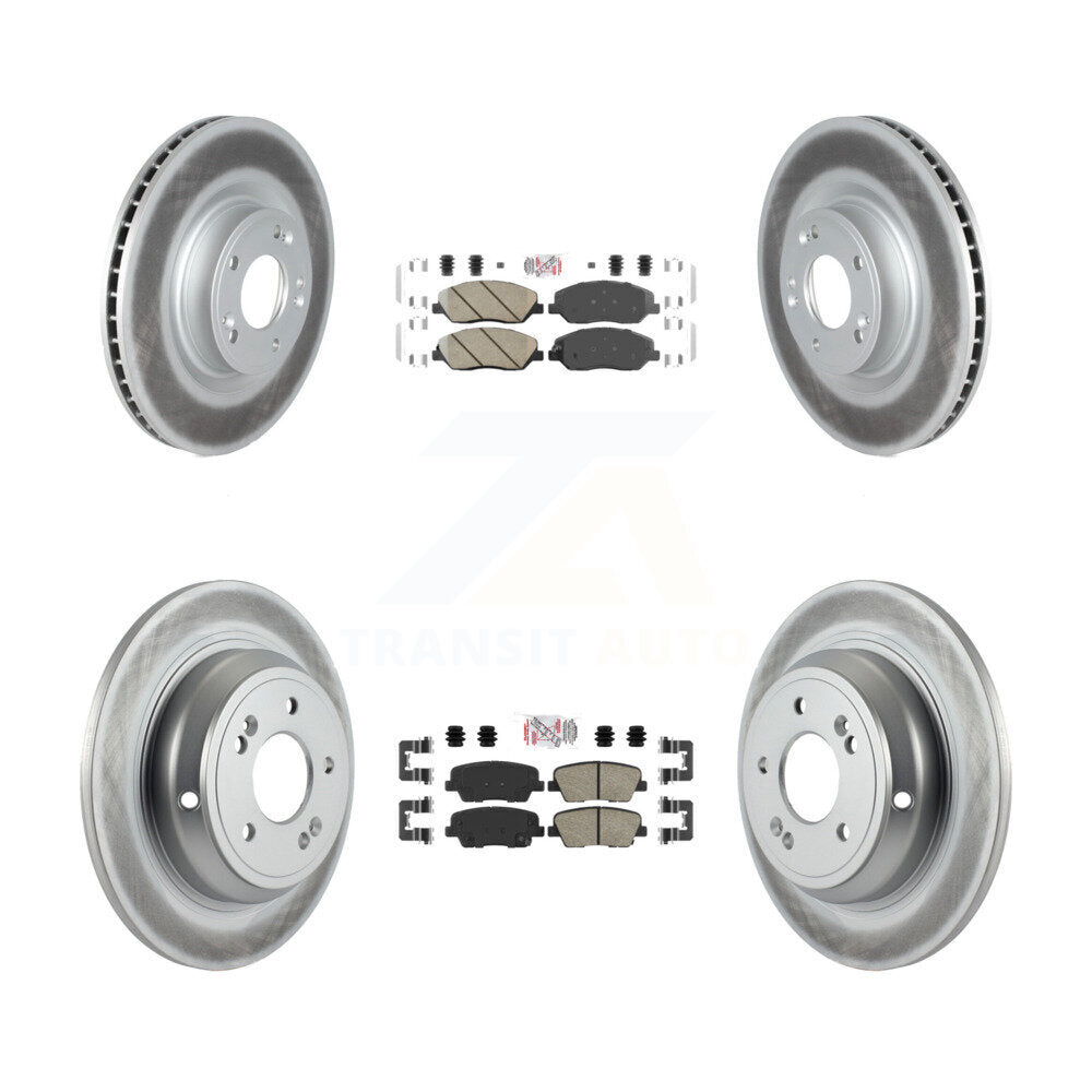 coated disc rotors and ceramic brake pads-kga-101116 - Kit.bestparts.ca
