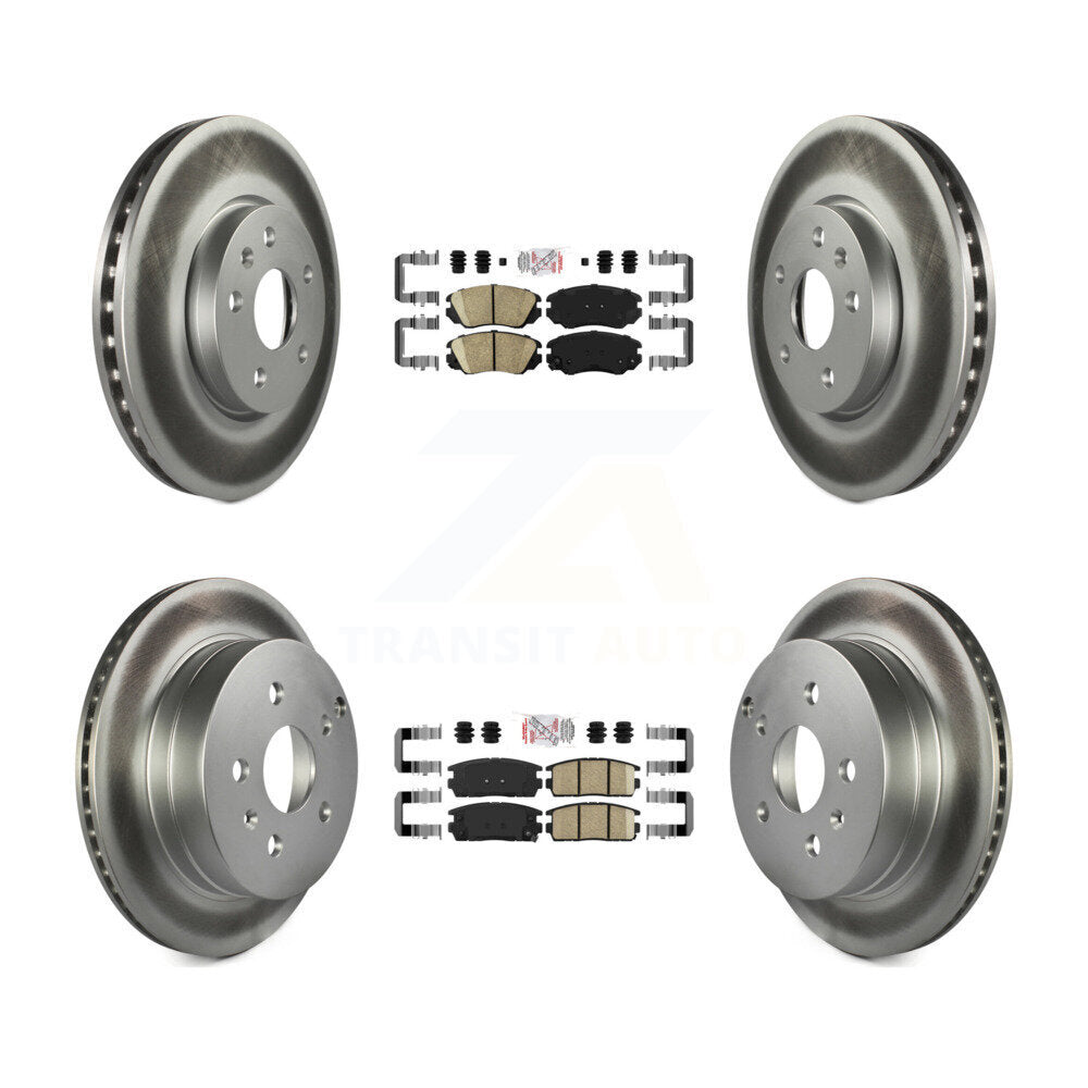 Disc Rotors and Ceramic Brake Pads Kit-KGA-101125 - Kit.bestparts.ca