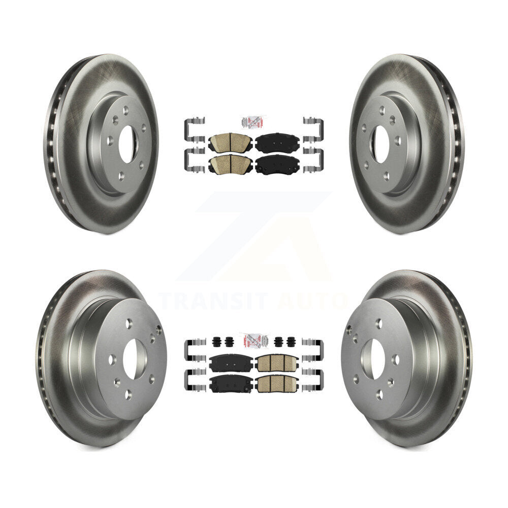 Disc Rotors and Ceramic Brake Pads Kit-KGA-101126 - Kit.bestparts.ca