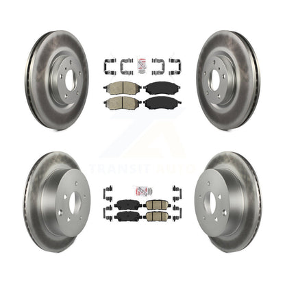 Disc Rotors and Semi-Metallic (Front) & Ceramic (Rear) Brake Pads Kit-KGA-101133 - Kit.bestparts.ca
