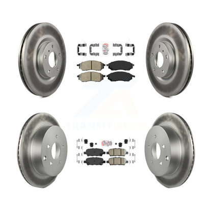 Disc Rotors and Semi-Metallic (Front) & Ceramic (Rear) Brake Pads Kit-KGA-101136 - Kit.bestparts.ca