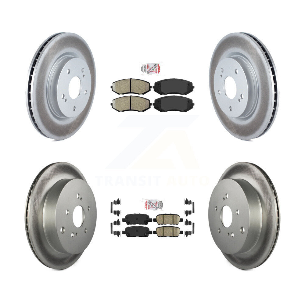 Disc Rotors and Semi-Metallic (Front) & Ceramic (Rear) Brake Pads Kit-KGA-101141 - Kit.bestparts.ca Kit.bestparts.ca