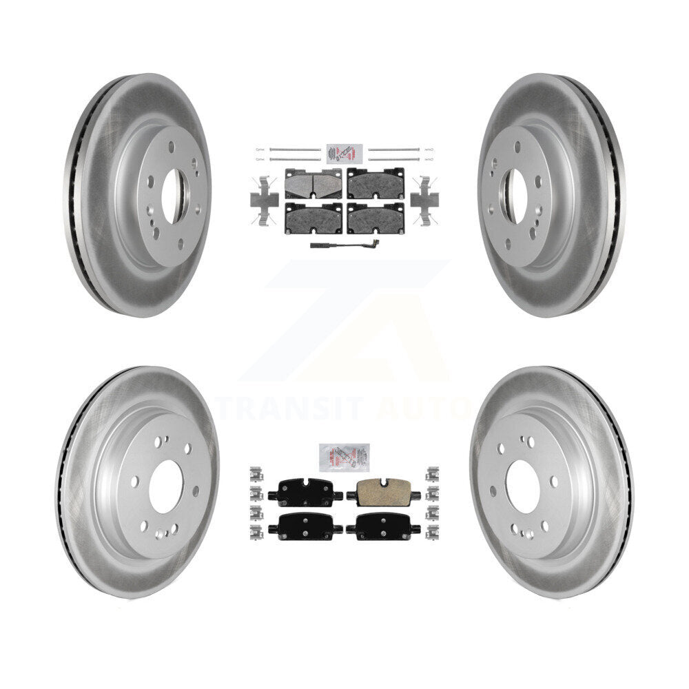 Disc Rotors and Semi-Metallic (Front) & Ceramic (Rear) Brake Pads Kit-KGA-101157 - Kit.bestparts.ca Kit.bestparts.ca