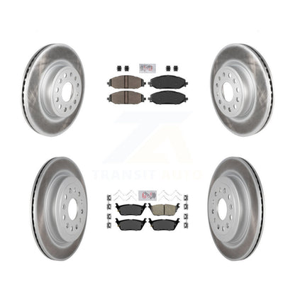 Disc Rotors and Semi-Metallic (Front) & Ceramic (Rear) Brake Pads Kit-KGA-101250 - Kit.bestparts.ca