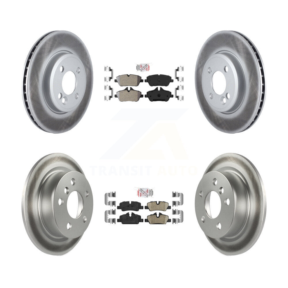 Disc Rotors and Semi-Metallic (Front) & Ceramic (Rear) Brake Pads Kit-KGA-101295 - Kit.bestparts.ca