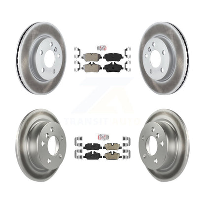 Disc Rotors and Semi-Metallic (Front) & Ceramic (Rear) Brake Pads Kit-KGA-101296 - Kit.bestparts.ca