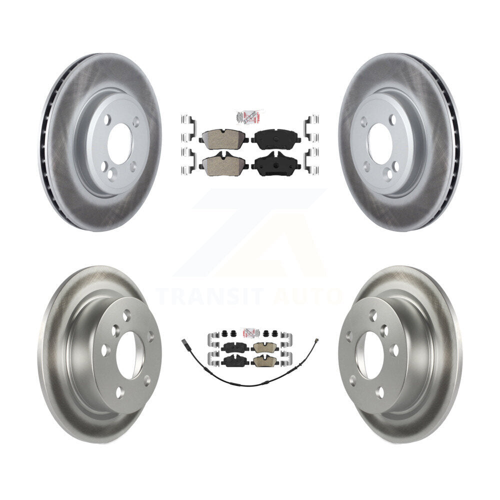 Disc Rotors and Semi-Metallic (Front) & Ceramic (Rear) Brake Pads Kit-KGA-101299 - Kit.bestparts.ca