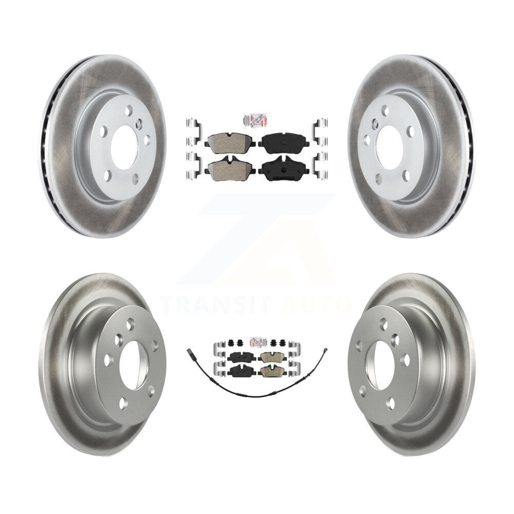 Disc Rotors and Semi-Metallic (Front) & Ceramic (Rear) Brake Pads Kit-KGA-101300 - Kit.bestparts.ca