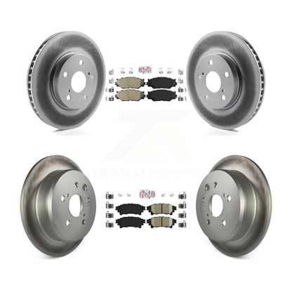 Disc Rotors and Semi-Metallic (Front) & Ceramic (Rear) Brake Pads Kit-KGA-101340 - Kit.bestparts.ca