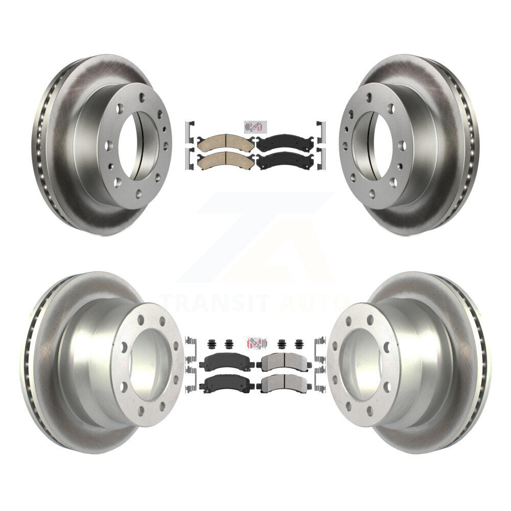 Disc Rotors and Ceramic (Front) & Semi-Metallic (Rear) Brake Pads Kit-KGA-101352 - Kit.bestparts.ca Kit.bestparts.ca