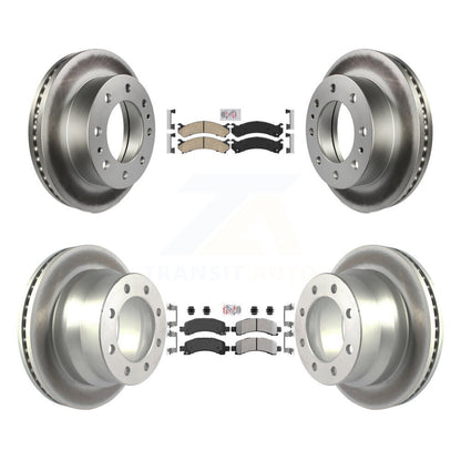 Disc Rotors and Ceramic (Front) & Semi-Metallic (Rear) Brake Pads Kit-KGA-101352 - Kit.bestparts.ca