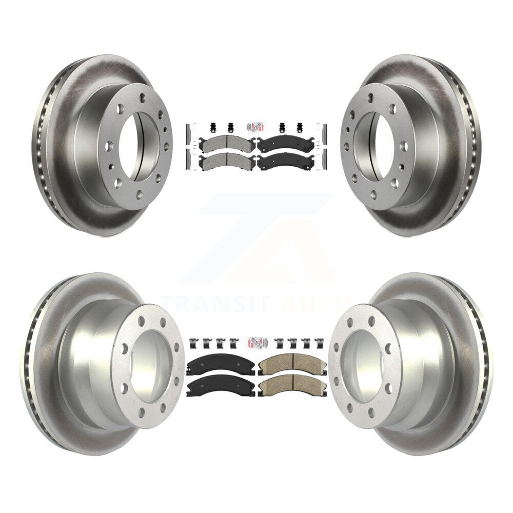 Disc Rotors and Semi-Metallic (Front) & Ceramic (Rear) Brake Pads Kit-KGA-101355 - Kit.bestparts.ca Kit.bestparts.ca
