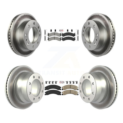 Disc Rotors and Semi-Metallic (Front) & Ceramic (Rear) Brake Pads Kit-KGA-101355 - Kit.bestparts.ca