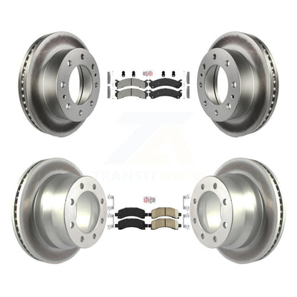 Disc Rotors and Semi-Metallic (Front) & Ceramic (Rear) Brake Pads Kit-KGA-101357 - Kit.bestparts.ca