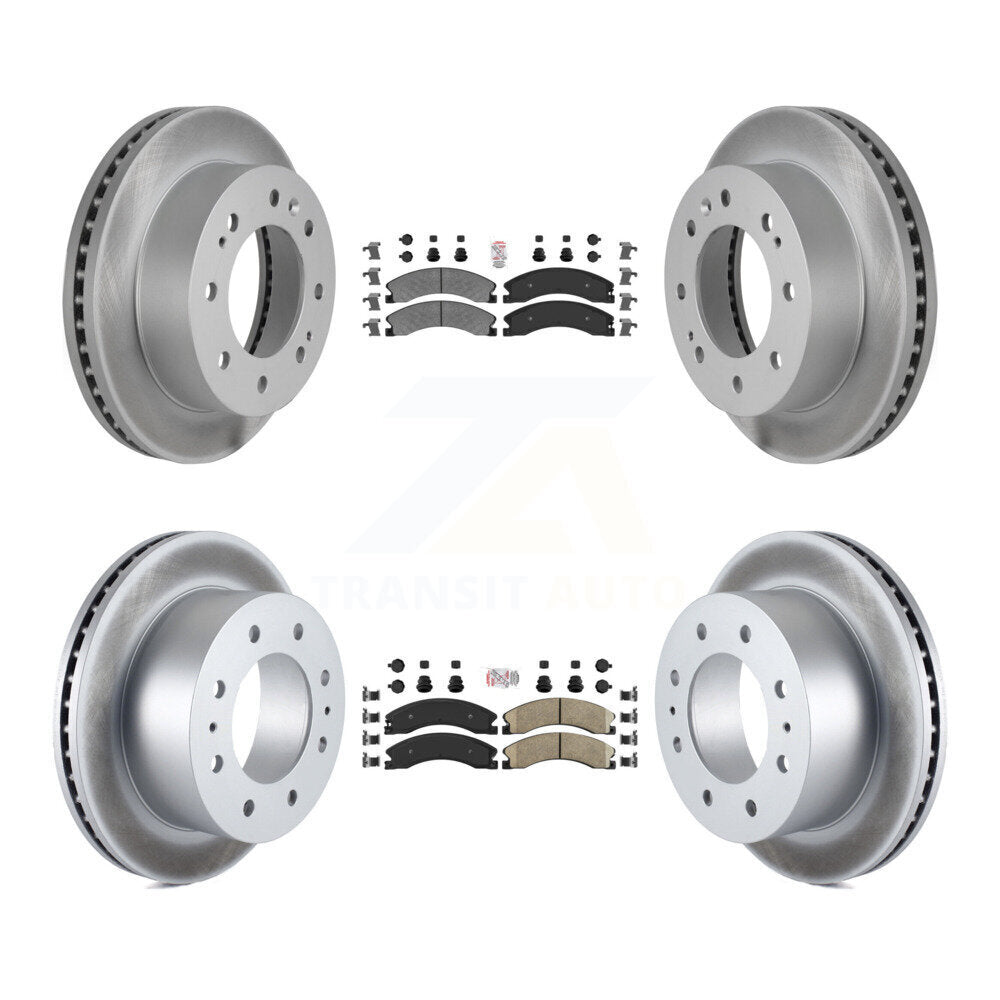 Disc Rotors and Semi-Metallic (Front) & Ceramic (Rear) Brake Pads Kit-KGA-101360 - Kit.bestparts.ca Kit.bestparts.ca
