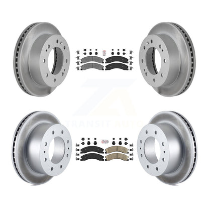 Disc Rotors and Semi-Metallic (Front) & Ceramic (Rear) Brake Pads Kit-KGA-101360 - Kit.bestparts.ca