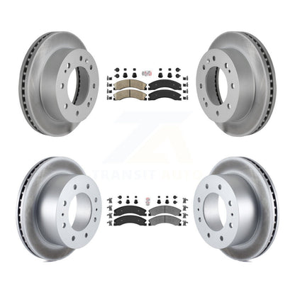 Disc Rotors and Ceramic (Front) & Semi-Metallic (Rear) Brake Pads Kit-KGA-101362 - Kit.bestparts.ca