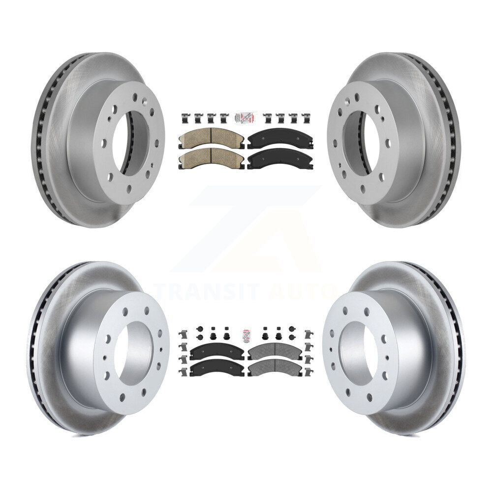 Disc Rotors and Ceramic (Front) & Semi-Metallic (Rear) Brake Pads Kit-KGA-101364 - Kit.bestparts.ca Kit.bestparts.ca