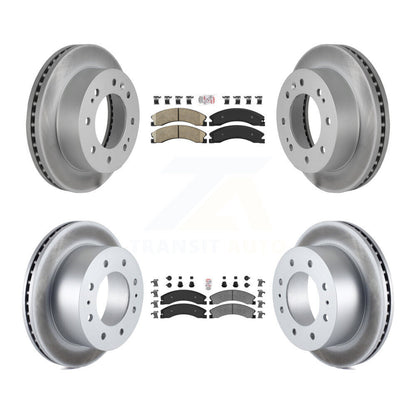 Disc Rotors and Ceramic (Front) & Semi-Metallic (Rear) Brake Pads Kit-KGA-101364 - Kit.bestparts.ca