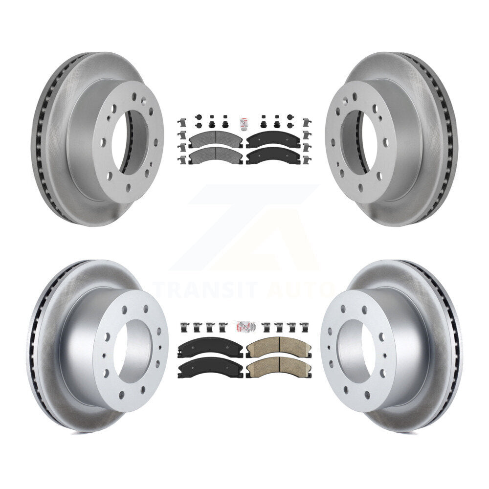 Disc Rotors and Semi-Metallic (Front) & Ceramic (Rear) Brake Pads Kit-KGA-101366 - Kit.bestparts.ca