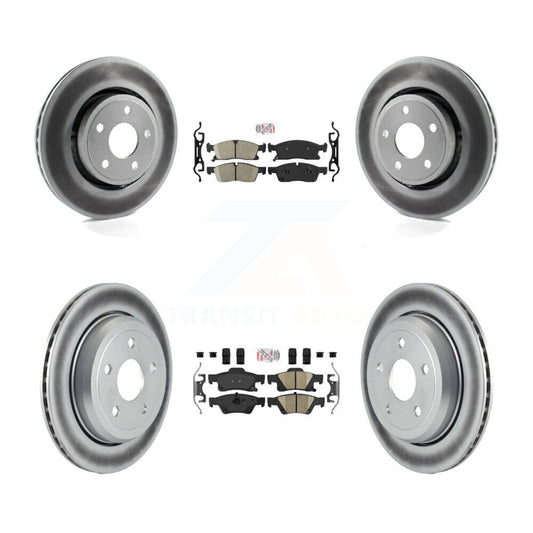 Disc Rotors and Ceramic Brake Pads Kit-KGA-101375