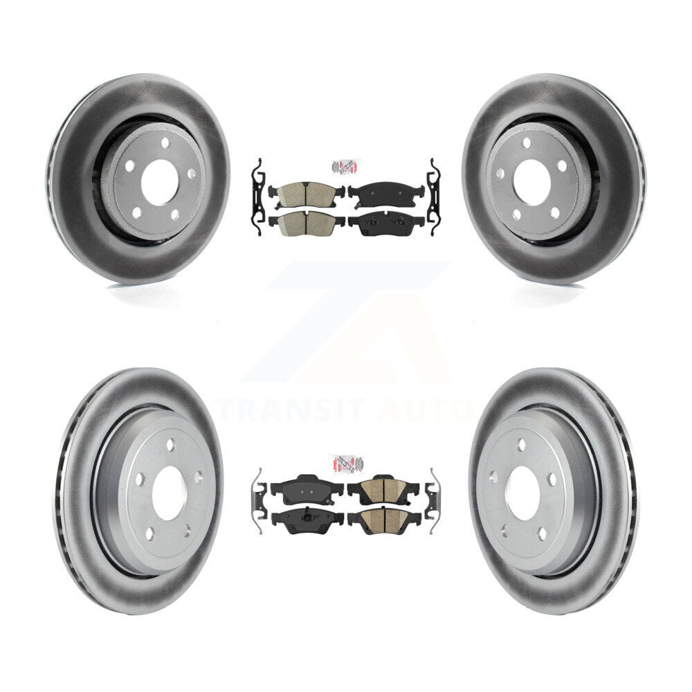 Disc Rotors and Ceramic Brake Pads Kit-KGA-101383