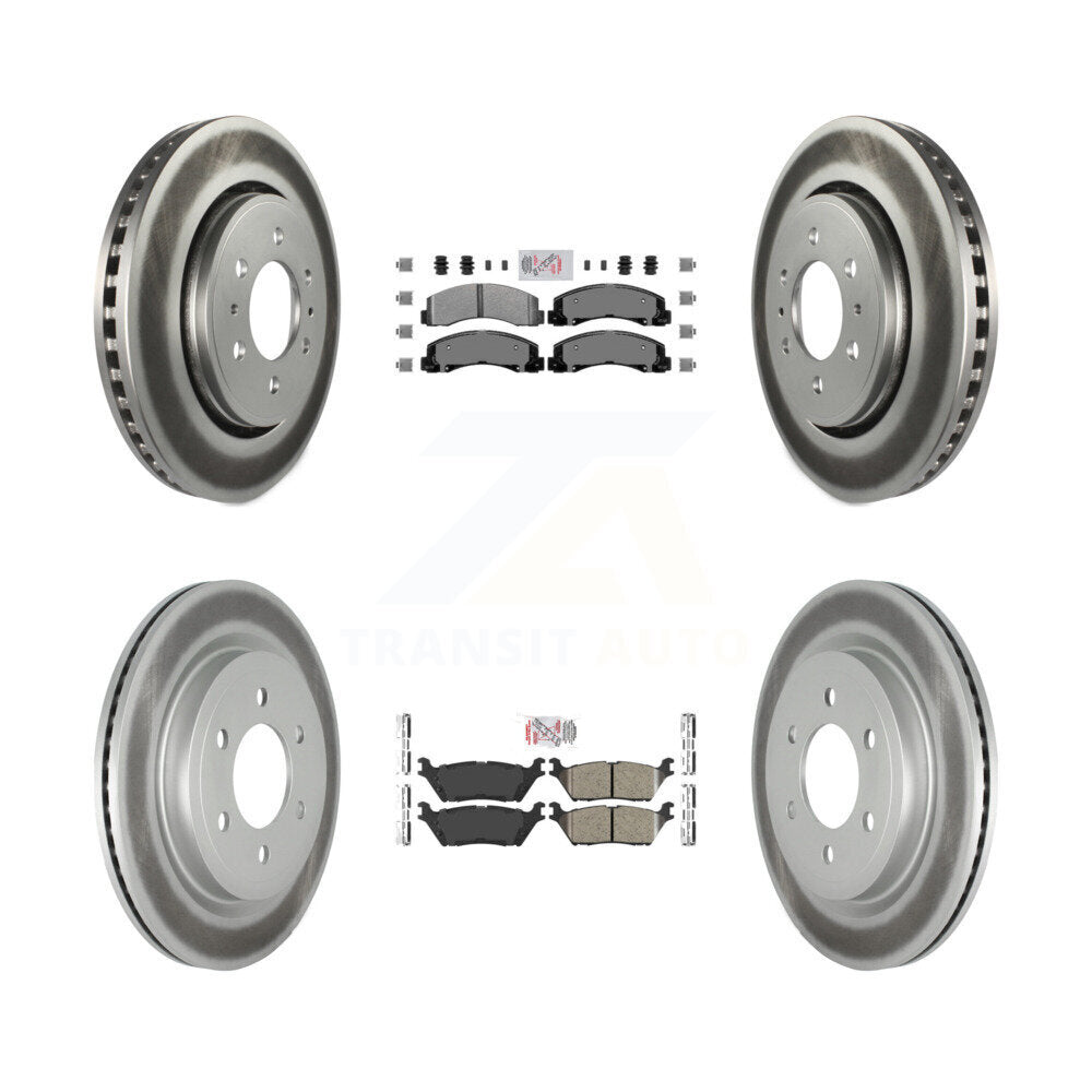 Disc Rotors and Semi-Metallic (Front) & Ceramic (Rear) Brake Pads Kit-KGA-101404 - Kit.bestparts.ca Kit.bestparts.ca
