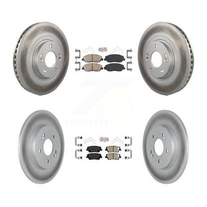 Coated Disc Rotors and Ceramic Brake Pads Kit-KGA-101474