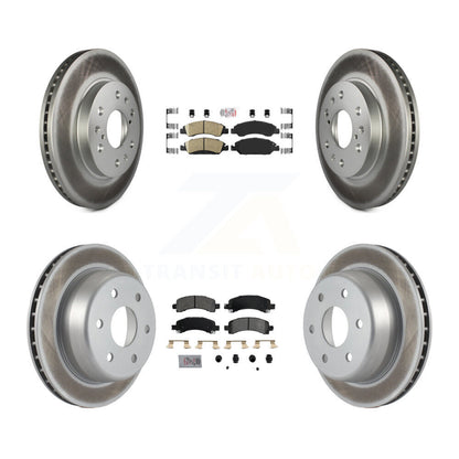 disc rotors and ceramic front semi metallic rear brake pads-kga-101508 - Kit.bestparts.ca