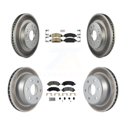disc rotors and ceramic front semi metallic rear brake pads-kga-101510 - Kit.bestparts.ca