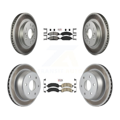 disc rotors and semi metallic front ceramic rear brake pads-kga-101512 - Kit.bestparts.ca