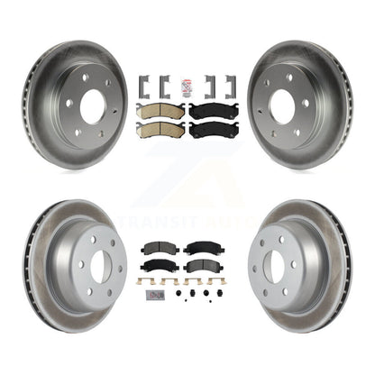 disc rotors and ceramic front semi metallic rear brake pads-kga-101514 - Kit.bestparts.ca