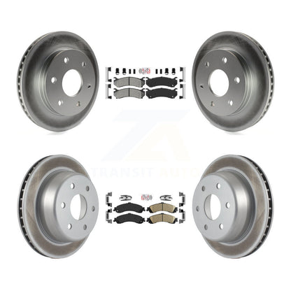 Disc Rotors and Semi-Metallic (Front) & Ceramic (Rear) Brake Pads Kit-KGA-101517 - Kit.bestparts.ca
