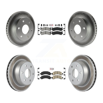 disc rotors and semi metallic front ceramic rear brake pads-kga-101519 - Kit.bestparts.ca