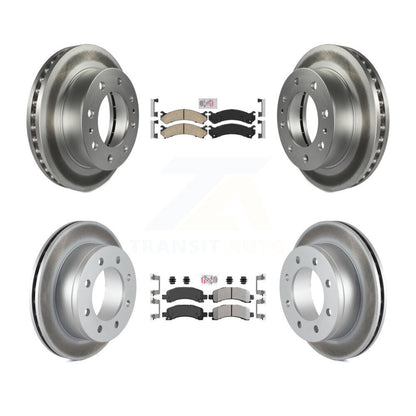 Disc Rotors and Ceramic (Front) & Semi-Metallic (Rear) Brake Pads Kit-KGA-101525 - Kit.bestparts.ca