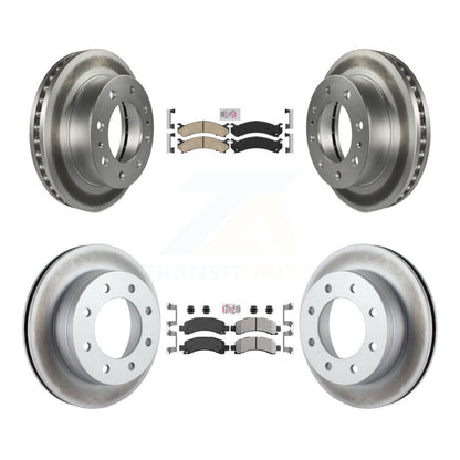 Disc Rotors and Ceramic (Front) & Semi-Metallic (Rear) Brake Pads Kit-KGA-101527 - Kit.bestparts.ca