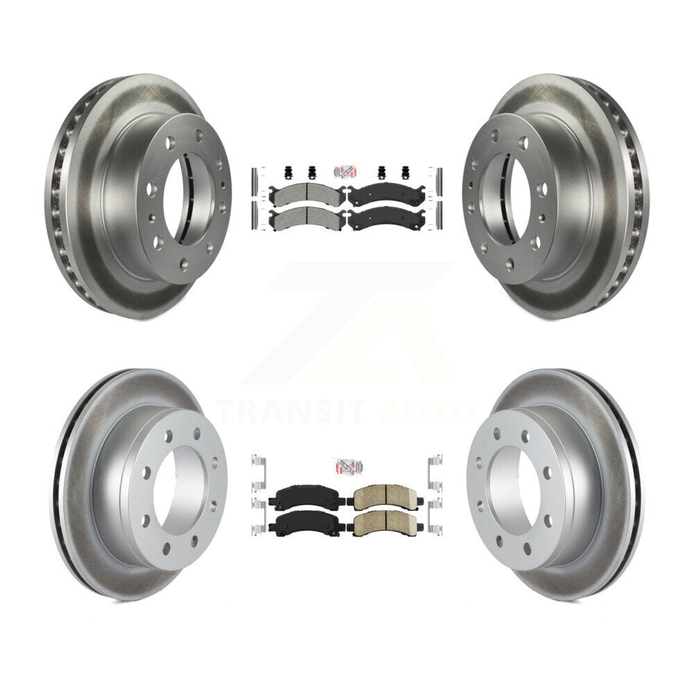 Disc Rotors and Semi-Metallic (Front) & Ceramic (Rear) Brake Pads Kit-KGA-101534 - Kit.bestparts.ca Kit.bestparts.ca