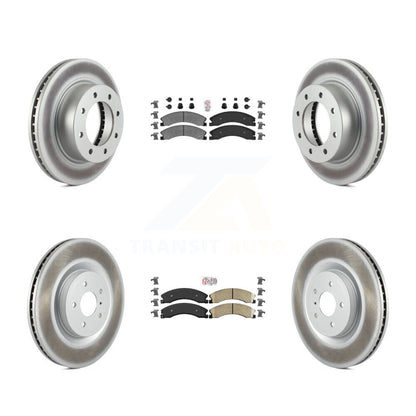 Disc Rotors and Semi-Metallic (Front) & Ceramic (Rear) Brake Pads Kit-KGA-101537 - Kit.bestparts.ca
