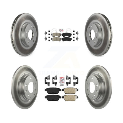Disc Rotors and Semi-Metallic (Front) & Ceramic (Rear) Brake Pads Kit-KGA-101573 - Kit.bestparts.ca