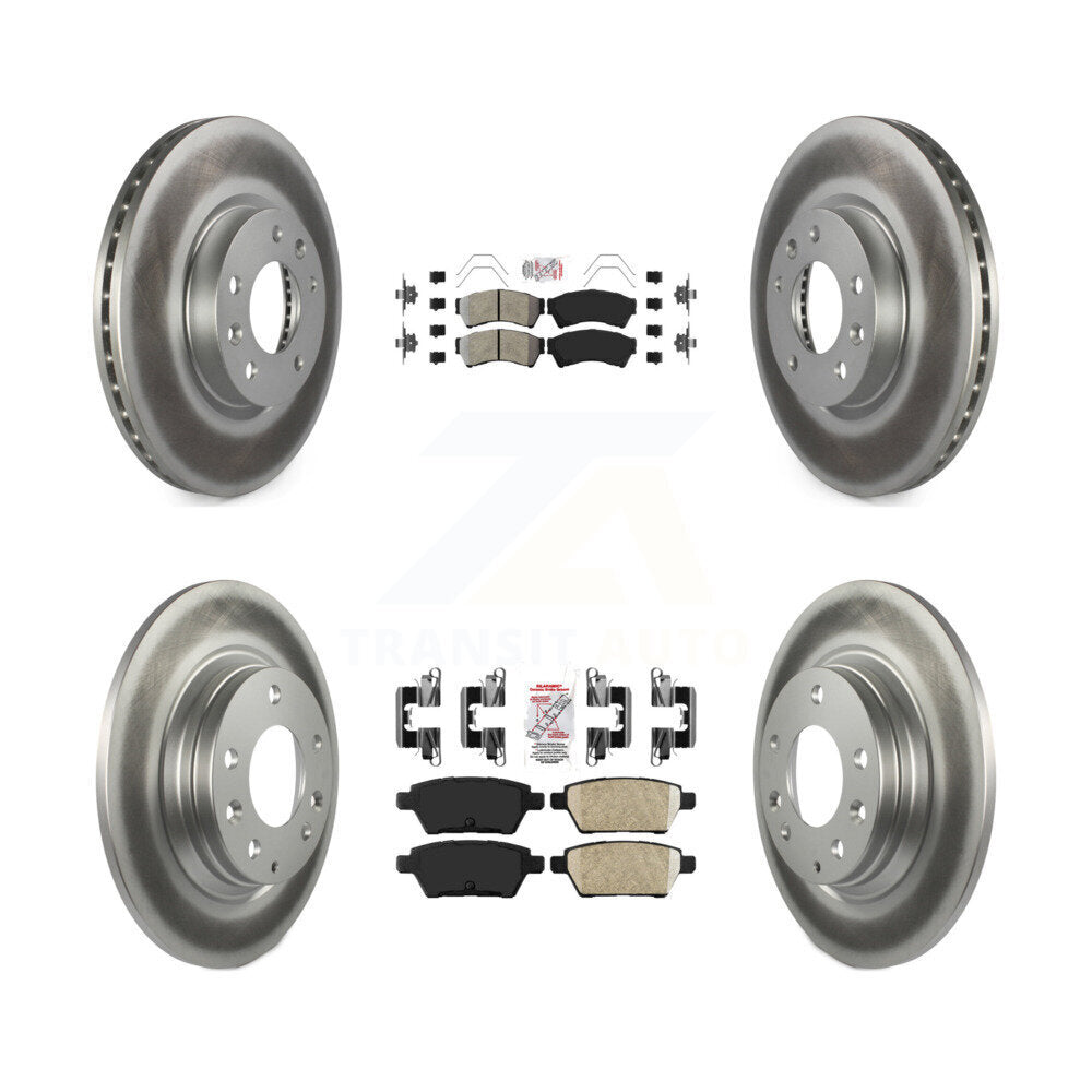 disc rotors and semi metallic front ceramic rear brake pads-kga-101574 - Kit.bestparts.ca Kit.bestparts.ca