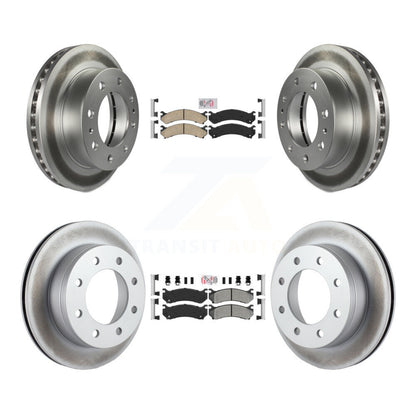 Disc Rotors and Ceramic (Front) & Semi-Metallic (Rear) Brake Pads Kit-KGA-101584 - Kit.bestparts.ca