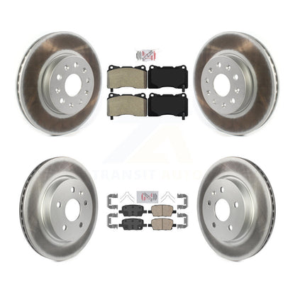 Disc Rotors and Semi-Metallic (Front) & Ceramic (Rear) Brake Pads Kit-KGA-101593 - Kit.bestparts.ca