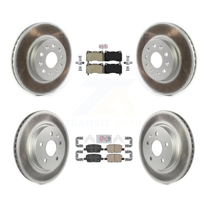Disc Rotors and Semi-Metallic (Front) & Ceramic (Rear) Brake Pads Kit-KGA-101594 - Kit.bestparts.ca